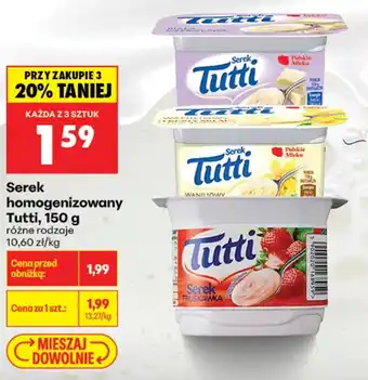 Serek homogenizowany Tutti