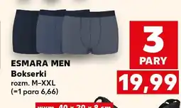 Kaufland Bokserki męskie Esmara 3-pak oferta