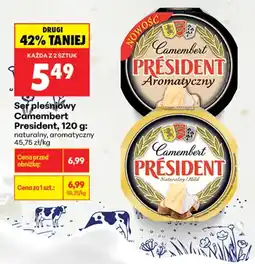 Biedronka Ser pleśniowy President oferta