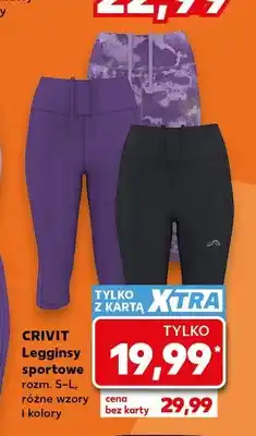 Kaufland Legginsy sportowe Crivit oferta