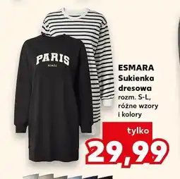 Kaufland Sukienka dresowa damska Esmara oferta