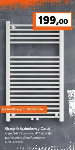 Bricoman Grzejnik łazienkowy oferta