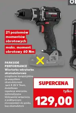 Kaufland Wiertarko-wkrętarka akumulatorowa Parkside Performance oferta