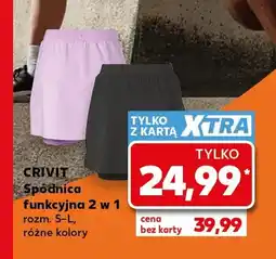 Kaufland Spódnica funkcyjna 2 w 1 Crivit oferta