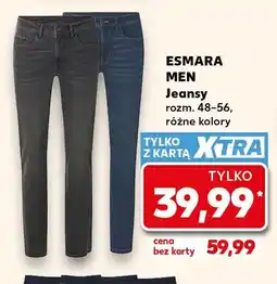 Kaufland Jeansy męskie Esmara oferta