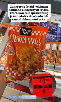 ALDI Frytki zakręcone Trader Joe's Curly Fries oferta
