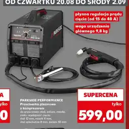 Kaufland Przecinarka plazmowa z kompresorem Parkside Performance oferta