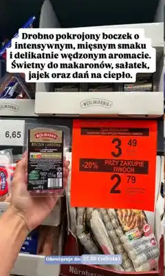 ALDI Boczek Lardons Wędliniarnia Premium oferta