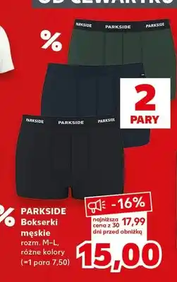 Kaufland Bokserki męskie Parkside 2-pak oferta