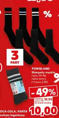 Kaufland Skarpety męskie Townland 3-pak oferta