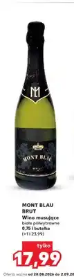 Kaufland Wino musujące Mont Blau Brut oferta