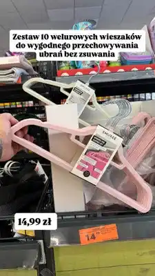 Biedronka Zestaw wieszaków na ubrania Smukee Home oferta