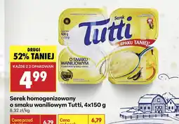 Biedronka Serek homogenizowany Tutti oferta