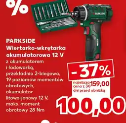 Kaufland Akumulatorowa wiertarko-wkrętarka Parkside oferta