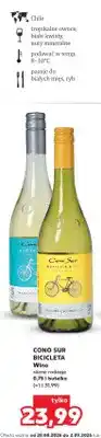 Kaufland Wino białe Cono Sur Bicicleta Sauvignon Blanc oferta