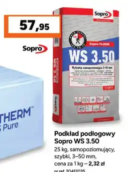 Bricoman Podkład samopoziomujący Sopro oferta