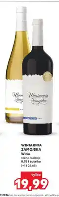 Kaufland Wino czerwone owocowe Winiarnia Zamojska Czarna Porzeczka oferta