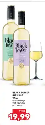Kaufland Wino białe Black Tower Riesling oferta