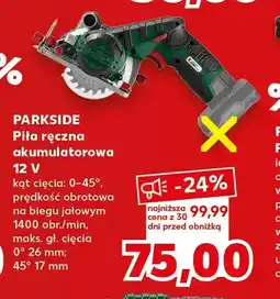 Kaufland Piła ręczna akumulatorowa Parkside oferta