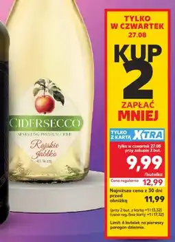 Kaufland Cydr Cidersecco oferta