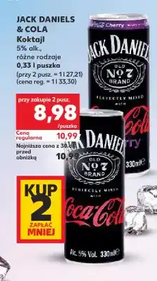 Kaufland Koktajl Jack Daniel's & Cola oferta