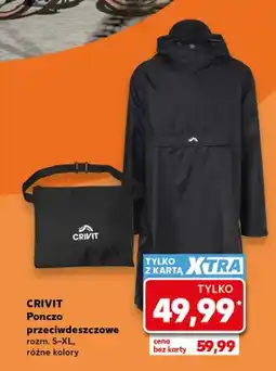 Kaufland Ponczo przeciwdeszczowe Crivit oferta