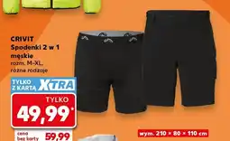 Kaufland Spodenki sportowe 2 w 1 męskie Crivit oferta