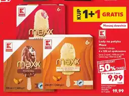 Kaufland Lody na patyku K-Classic Maxx Erdbeere 6-pak oferta