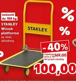 Kaufland Wózek platformowy Stanley oferta