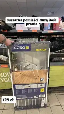 Biedronka Suszarka na pranie CASA Si Easy Flex oferta