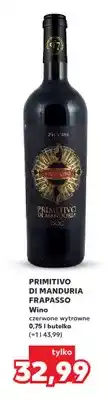 Kaufland Wino czerwone wytrawne Piccini Primitivo di Manduria Frapasso oferta