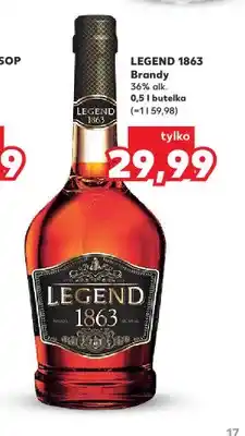Kaufland Brandy Legend 1863 oferta