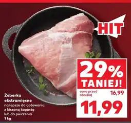 Kaufland Żeberka ekstramięsne oferta