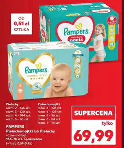 Kaufland Pieluchomajtki Pampers oferta