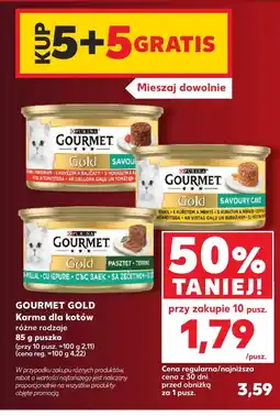 Kaufland Karma dla kota Gourmet Gold oferta