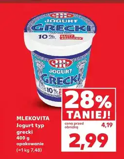 Kaufland Jogurt typ grecki Mlekovita oferta