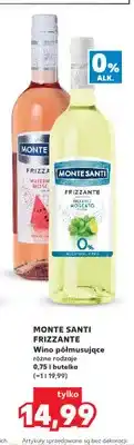 Kaufland Wino musujące półmusujące Monte Santi Frizzante Watermelon Moscato oferta