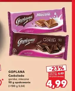 Kaufland Czekolada mleczna Goplana oferta