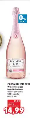 Kaufland Wino bezalkoholowe musujące Porta Rei 1745 oferta