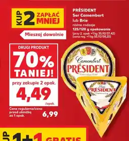 Kaufland Ser Brie naturalny Président oferta