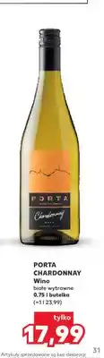 Kaufland Wino białe Porta Chardonnay wytrawne oferta
