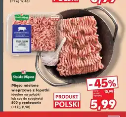 Kaufland Mięso mielone wieprzowe z łopatki Stoisko Mięsne oferta