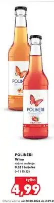 Kaufland Wino różowe owocowe Polineri Peach oferta