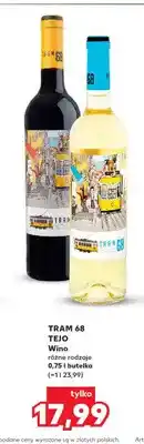 Kaufland Wino czerwone Tram 68 Tejo oferta