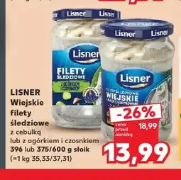 Kaufland Wiejskie filety śledziowe z cebulką Lisner oferta