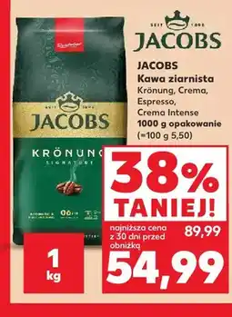 Kaufland Kawa ziarnista Jacobs Krönung oferta