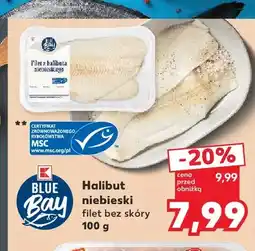 Kaufland Halibut niebieski filet bez skóry Blue Bay oferta