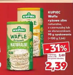 Kaufland Wafle ryżowe slim naturalne Kupiec oferta