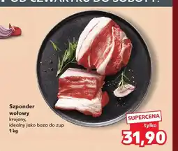 Kaufland Szponder wołowy krojony oferta