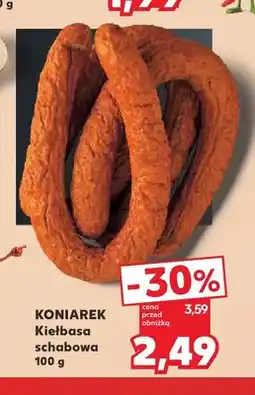 Kaufland Kiełbasa schabowa Koniarek oferta